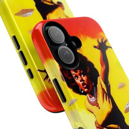 Alien UFO Invasion Phone Case - Afrocentric Art by The Trini Gee