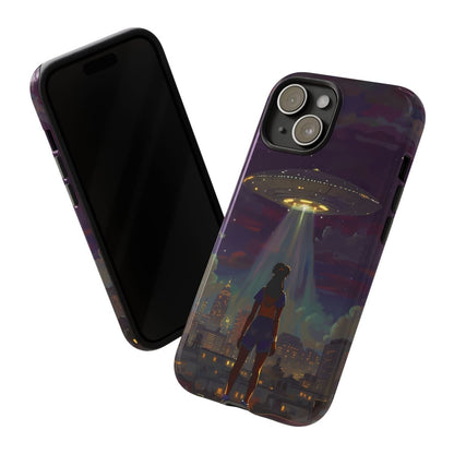 Alien UFO Phone Case - Afrocentric Art by The Trini Gee