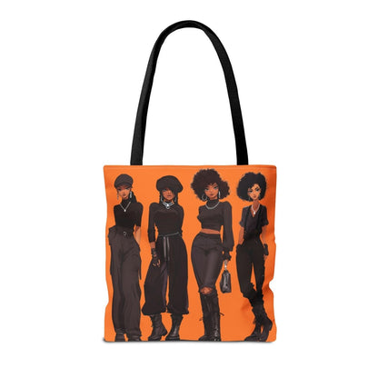 All Black Crew Tote - Afrocentric Art by The Trini Gee