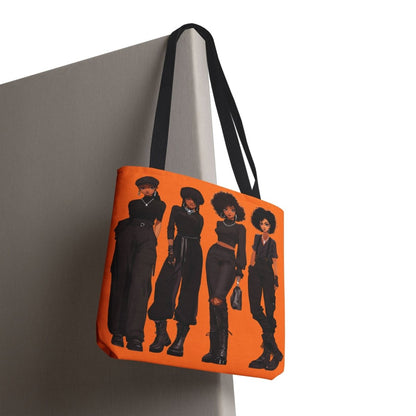 All Black Crew Tote - Afrocentric Art by The Trini Gee
