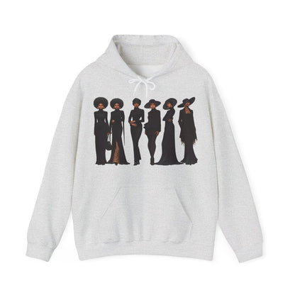 All Black Pride Hoodie - Afrocentric Art by The Trini Gee