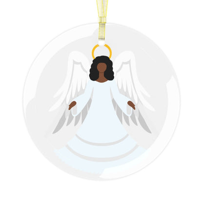 Angel Holiday Ornament - Afrocentric Art by The Trini Gee