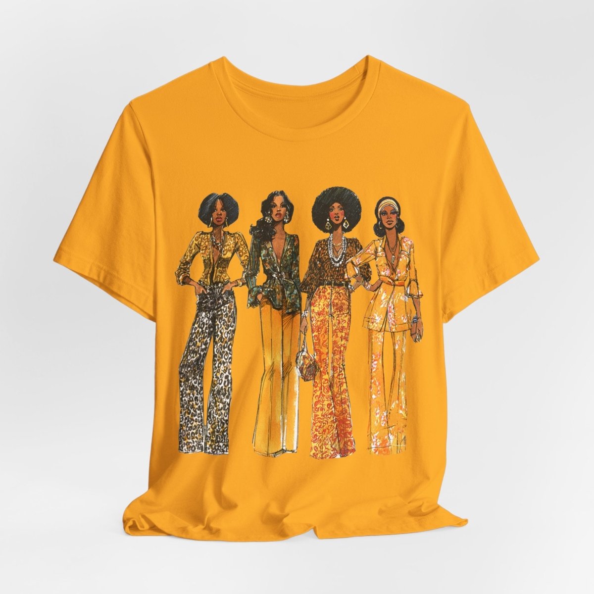 Animal Print 70s Girls Shirt - Afrocentric Art by The Trini Gee