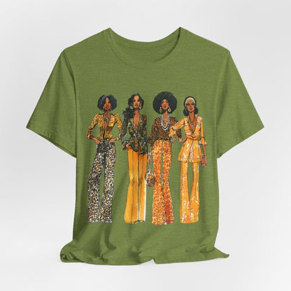 Animal Print 70s Girls Shirt - Afrocentric Art by The Trini Gee