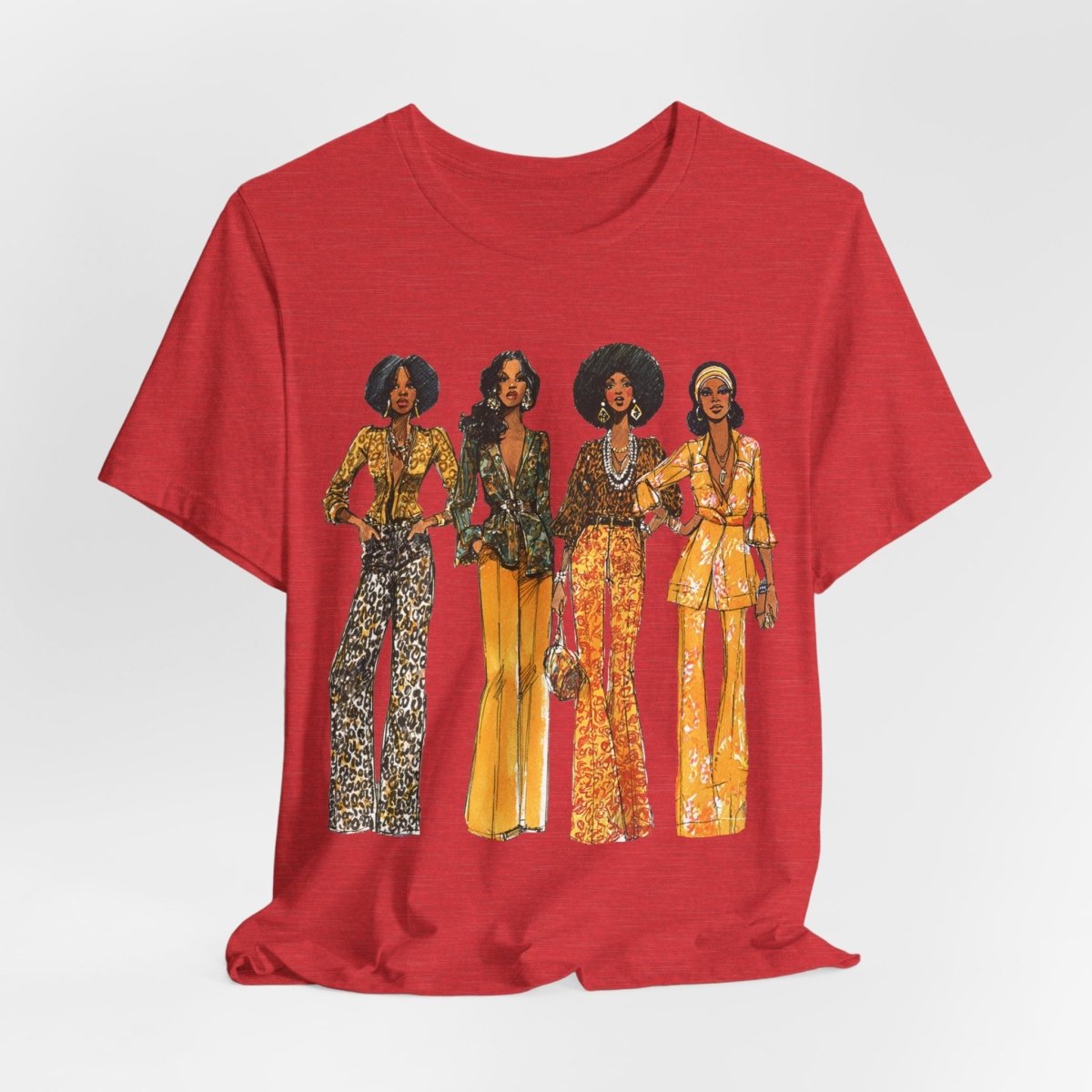 Animal Print 70s Girls Shirt - Afrocentric Art by The Trini Gee