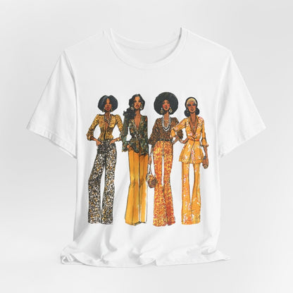 Animal Print 70s Girls Shirt - Afrocentric Art by The Trini Gee