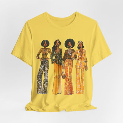 Animal Print 70s Girls Shirt - Afrocentric Art by The Trini Gee