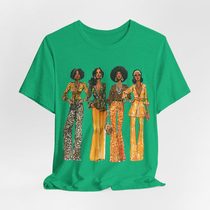 Animal Print 70s Girls Shirt - Afrocentric Art by The Trini Gee