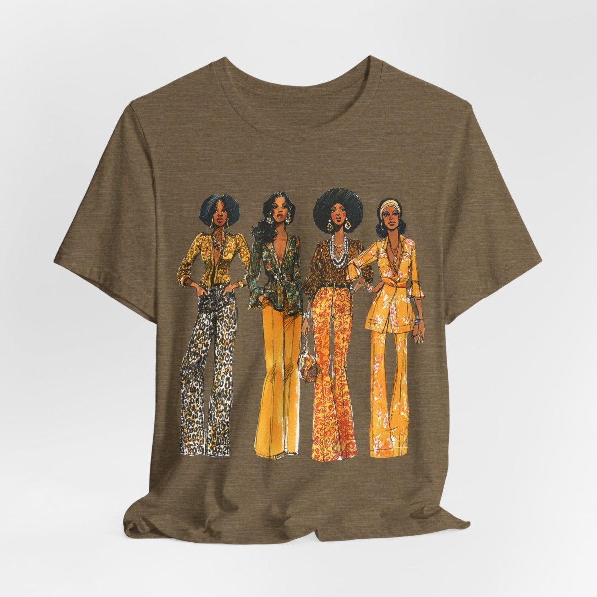 Animal Print 70s Girls Shirt - Afrocentric Art by The Trini Gee