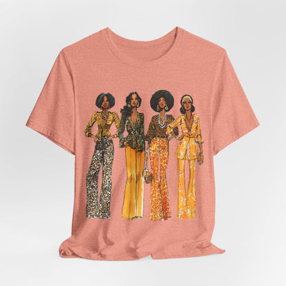 Animal Print 70s Girls Shirt - Afrocentric Art by The Trini Gee
