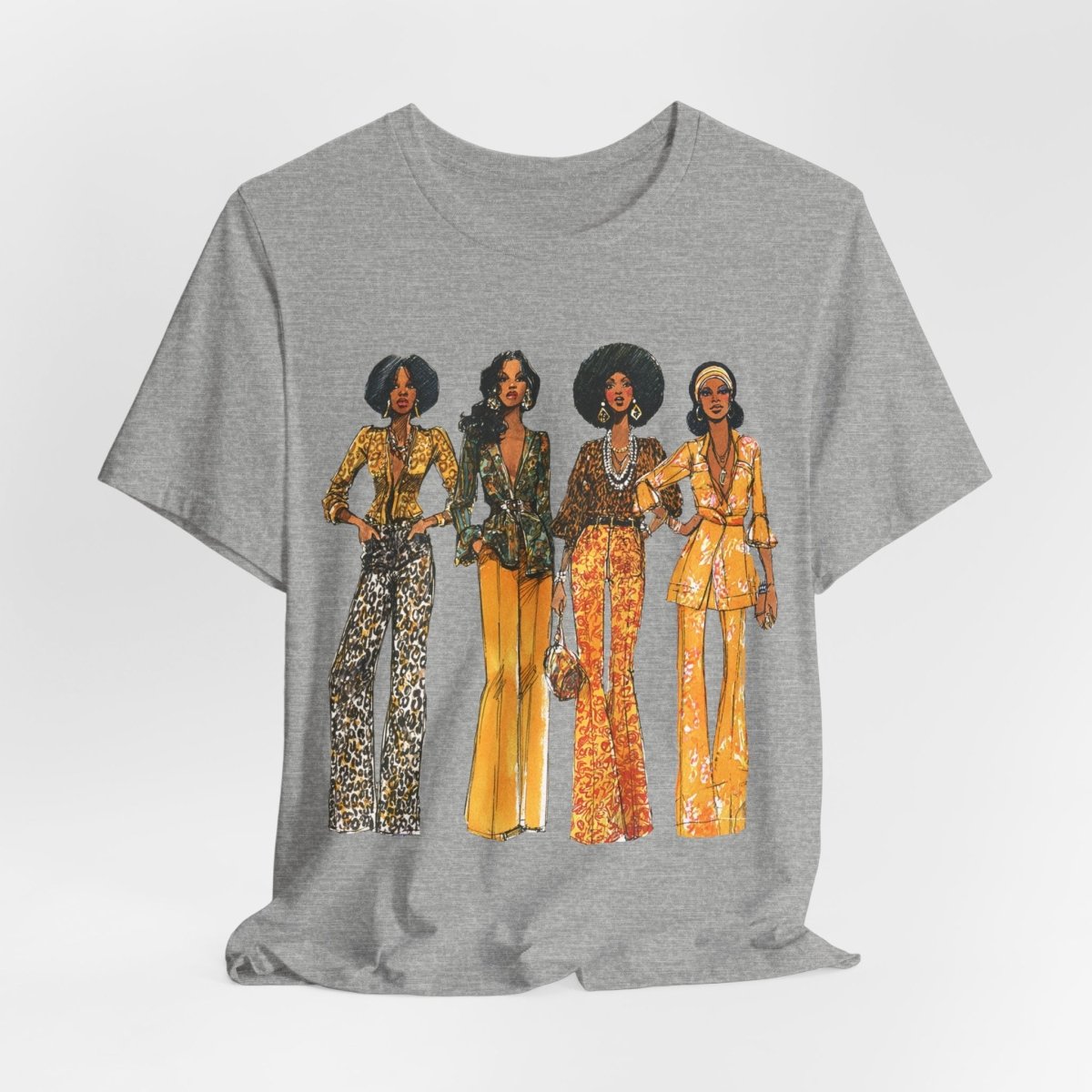 Animal Print 70s Girls Shirt - Afrocentric Art by The Trini Gee