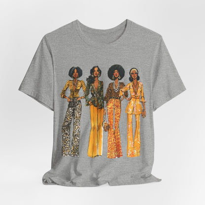 Animal Print 70s Girls Shirt - Afrocentric Art by The Trini Gee
