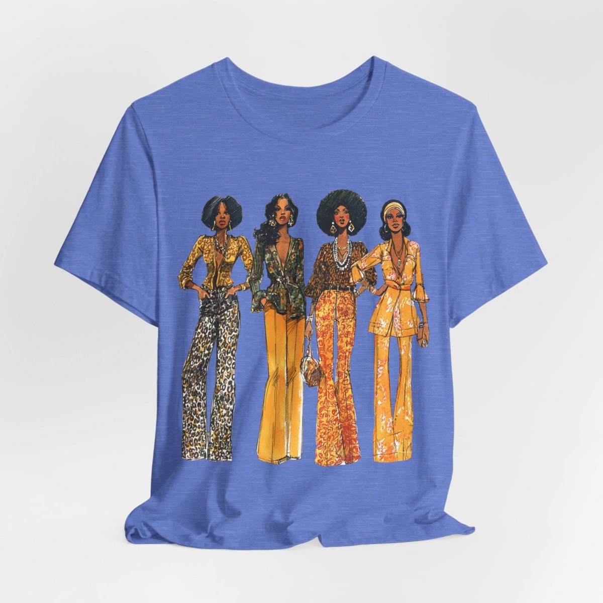 Animal Print 70s Girls Shirt - Afrocentric Art by The Trini Gee