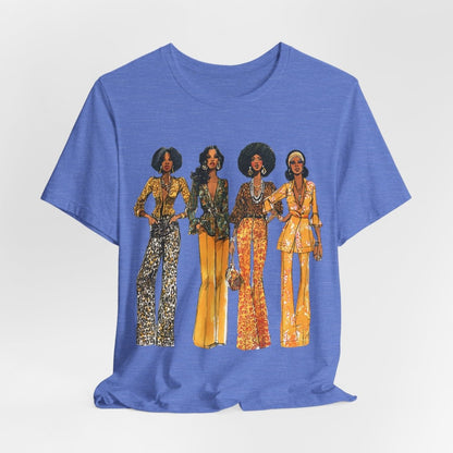 Animal Print 70s Girls Shirt - Afrocentric Art by The Trini Gee