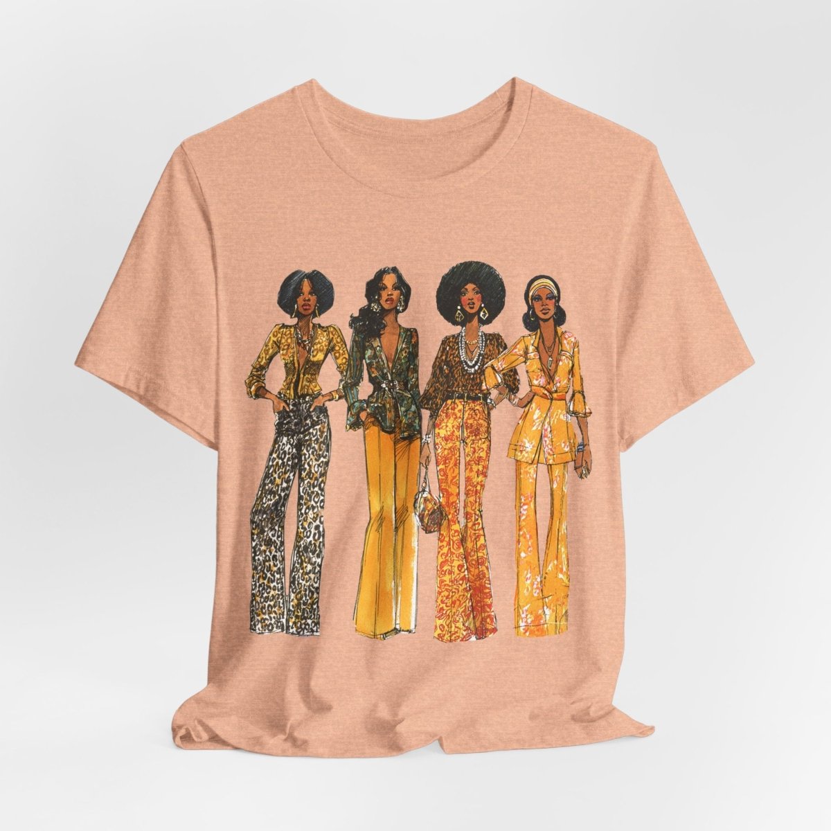 Animal Print 70s Girls Shirt - Afrocentric Art by The Trini Gee