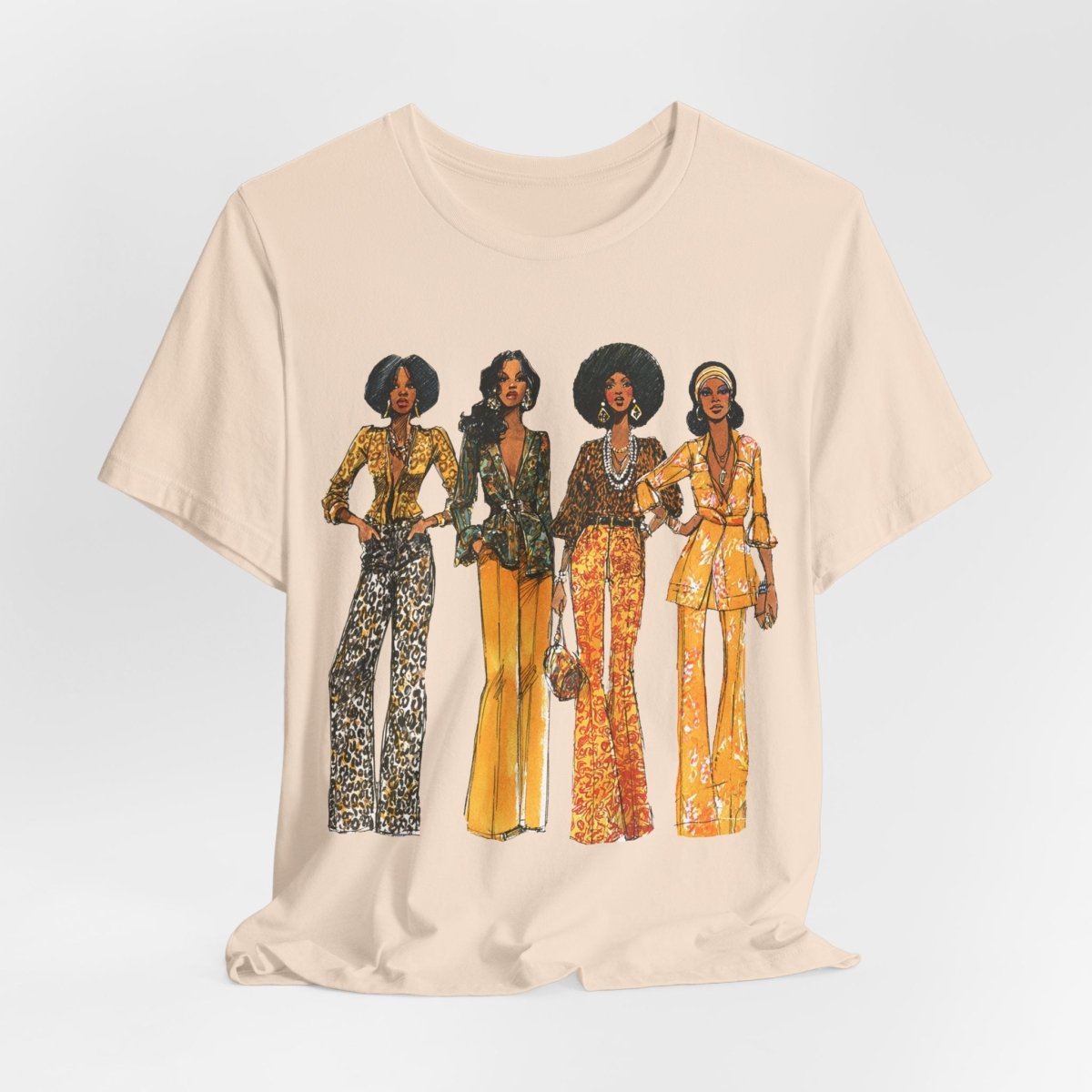 Animal Print 70s Girls Shirt - Afrocentric Art by The Trini Gee