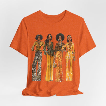 Animal Print 70s Girls Shirt - Afrocentric Art by The Trini Gee