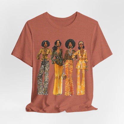 Animal Print 70s Girls Shirt - Afrocentric Art by The Trini Gee