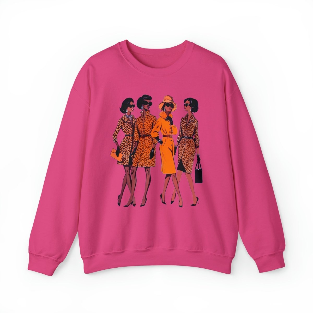 Animal Prints Sweatshirt - Afrocentric Art by The Trini Gee