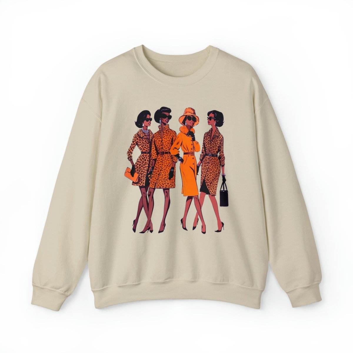 Animal Prints Sweatshirt - Afrocentric Art by The Trini Gee