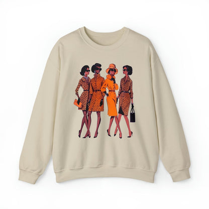Animal Prints Sweatshirt - Afrocentric Art by The Trini Gee