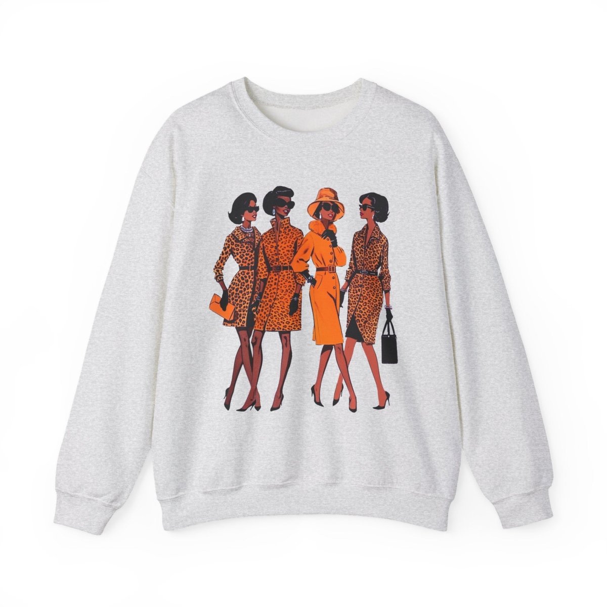 Animal Prints Sweatshirt - Afrocentric Art by The Trini Gee