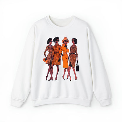 Animal Prints Sweatshirt - Afrocentric Art by The Trini Gee