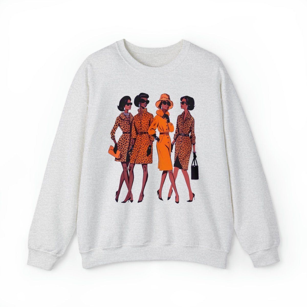 Animal Prints Sweatshirt - Afrocentric Art by The Trini Gee