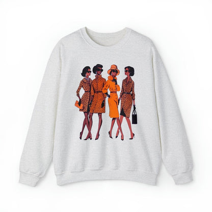 Animal Prints Sweatshirt - Afrocentric Art by The Trini Gee