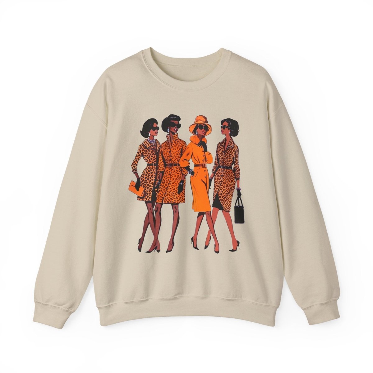 Animal Prints Sweatshirt - Afrocentric Art by The Trini Gee