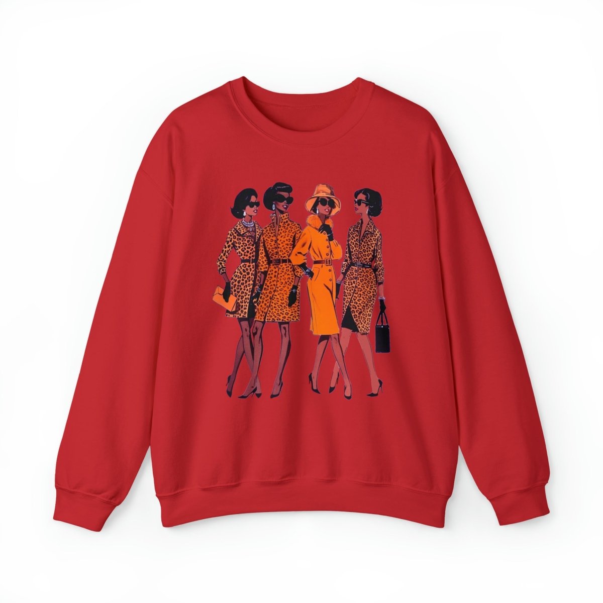 Animal Prints Sweatshirt - Afrocentric Art by The Trini Gee