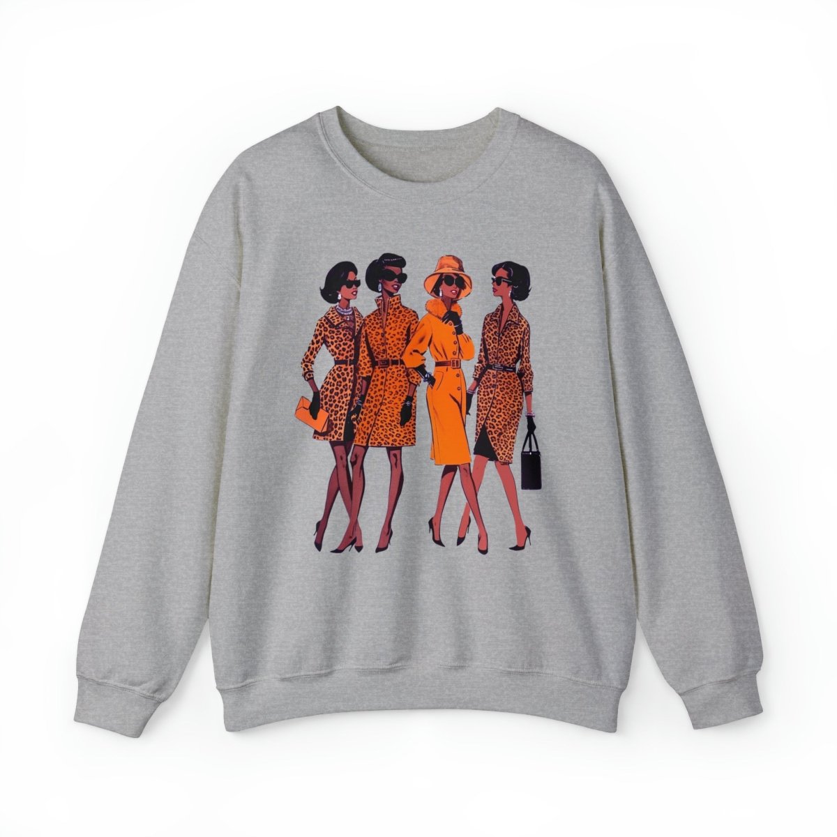 Animal Prints Sweatshirt - Afrocentric Art by The Trini Gee