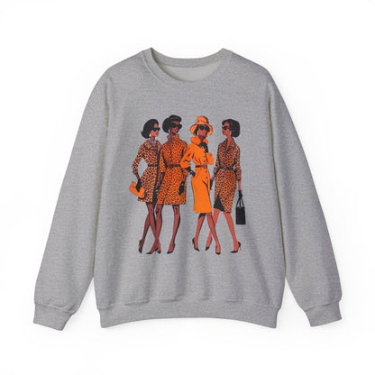 Animal Prints Sweatshirt - Afrocentric Art by The Trini Gee