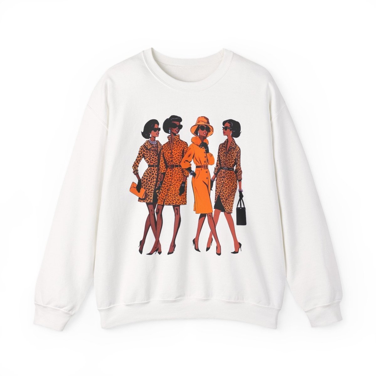 Animal Prints Sweatshirt - Afrocentric Art by The Trini Gee