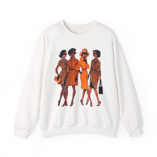 Animal Prints Sweatshirt - Afrocentric Art by The Trini Gee