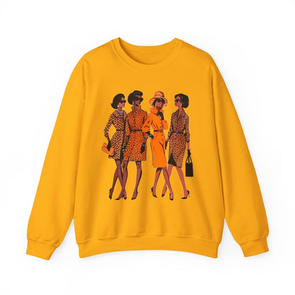 Animal Prints Sweatshirt - Afrocentric Art by The Trini Gee