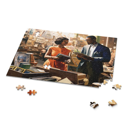 Antique Shopping Puzzle - Afrocentric Art by The Trini Gee