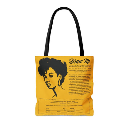 Art School Tote Bag - Afrocentric Art by The Trini Gee