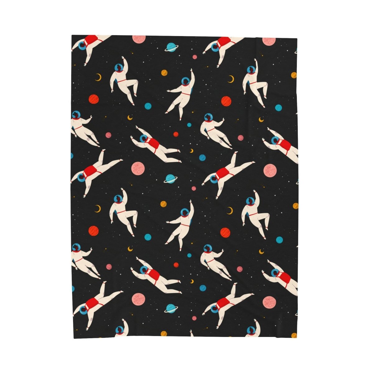 Astronaut Space Blanket - Afrocentric Art by The Trini Gee