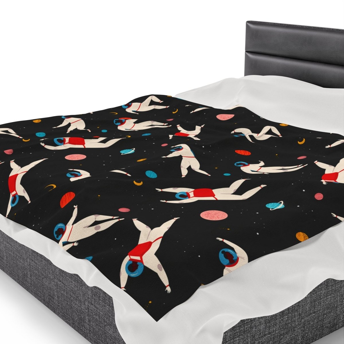 Astronaut Space Blanket - Afrocentric Art by The Trini Gee