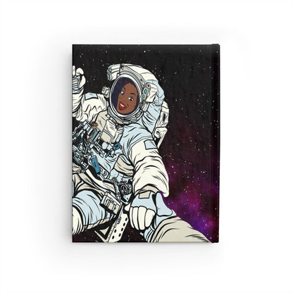 Astronaut Woman Journal - Afrocentric Art by The Trini Gee