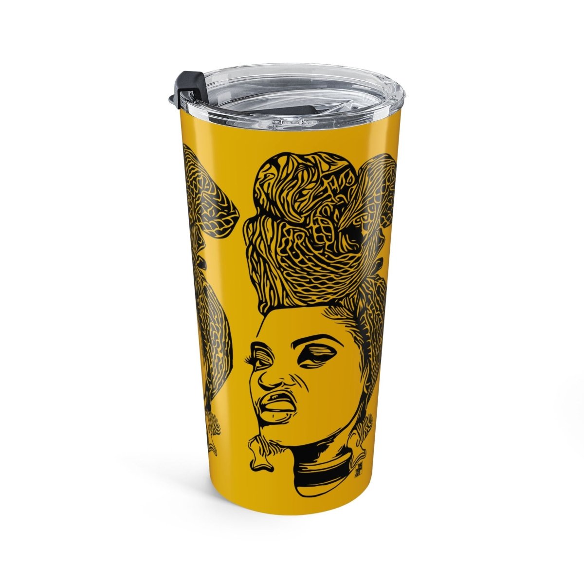 Attitude Tumbler - Afrocentric Art by The Trini Gee