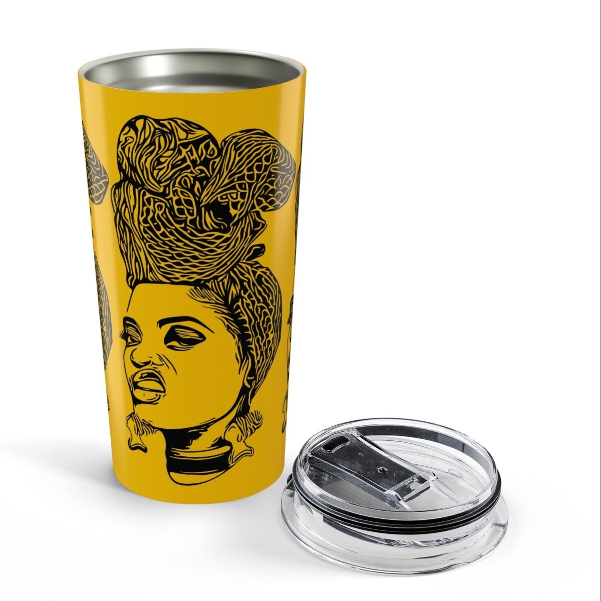 Attitude Tumbler - Afrocentric Art by The Trini Gee