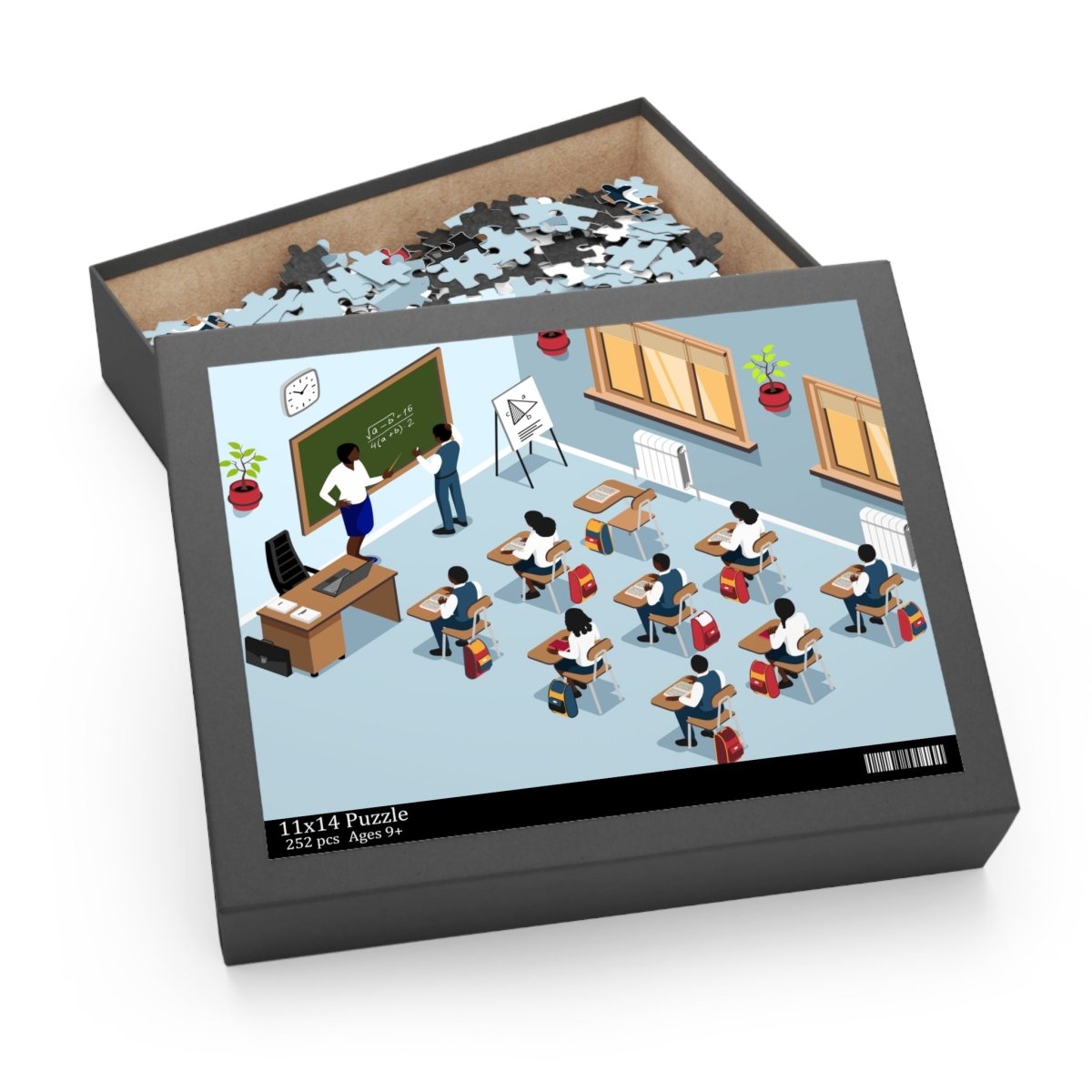 Back to School Puzzle - Afrocentric Art by The Trini Gee