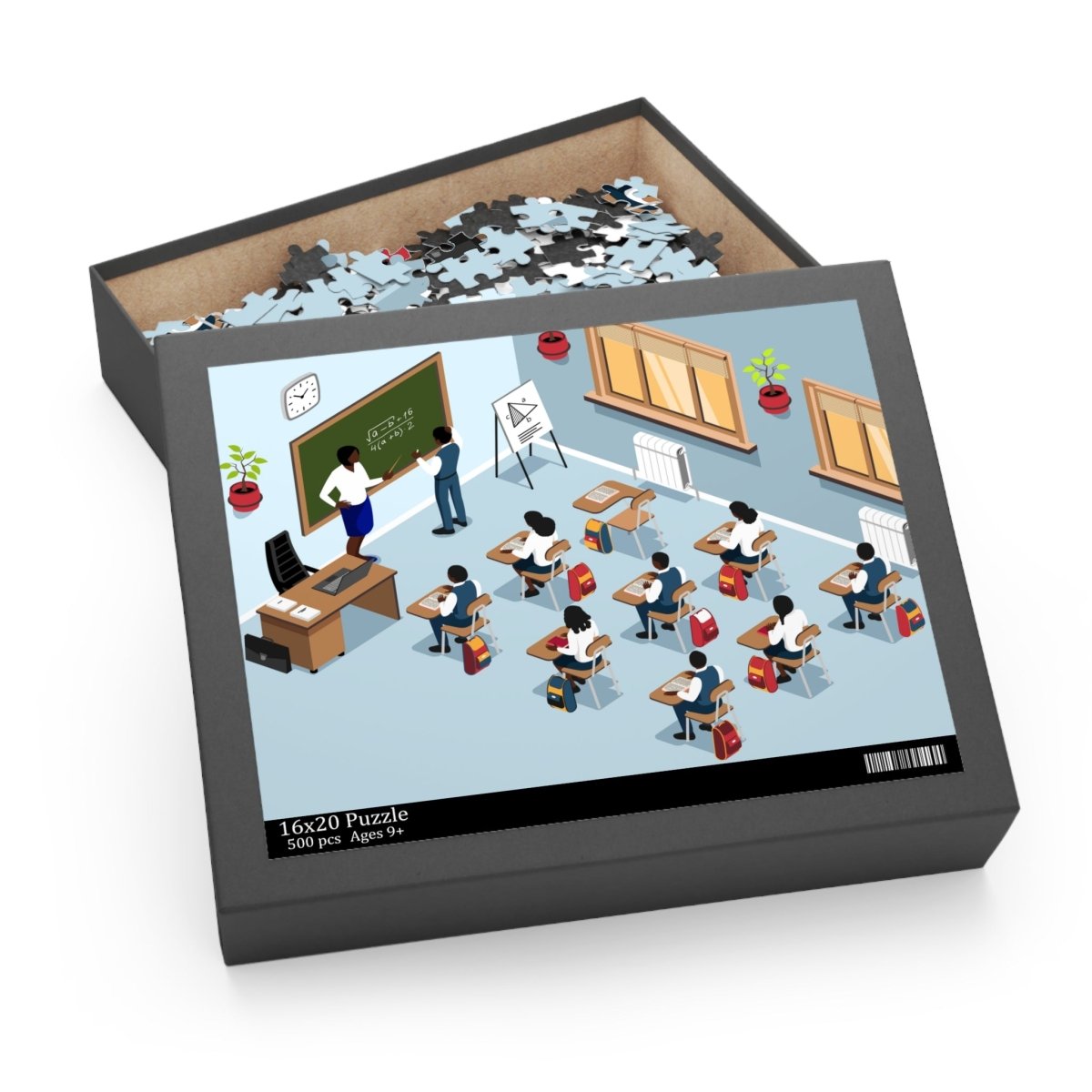 Back to School Puzzle - Afrocentric Art by The Trini Gee