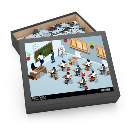 Back to School Puzzle - Afrocentric Art by The Trini Gee