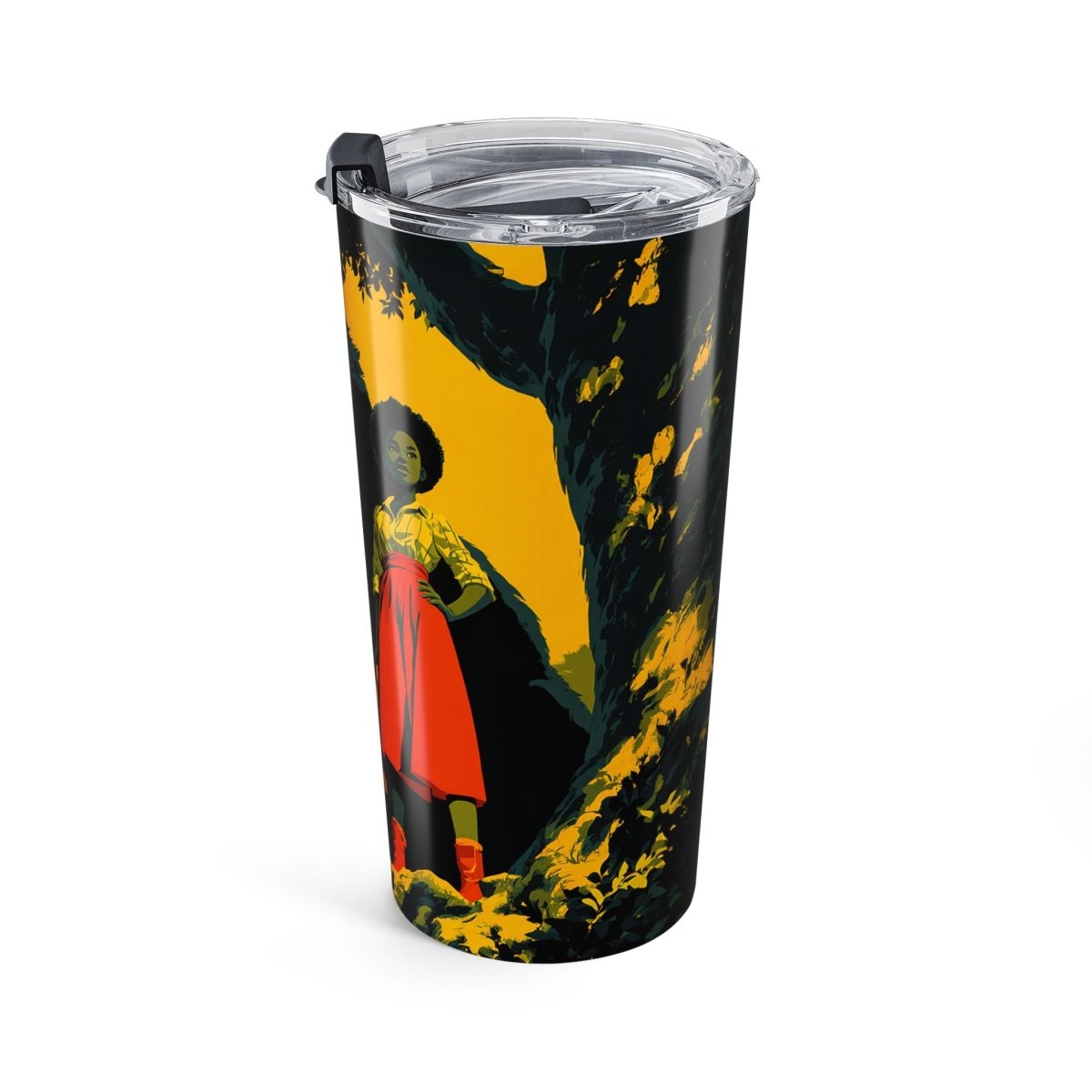 Bad Wolf 20oz Tumbler - Afrocentric Art by The Trini Gee