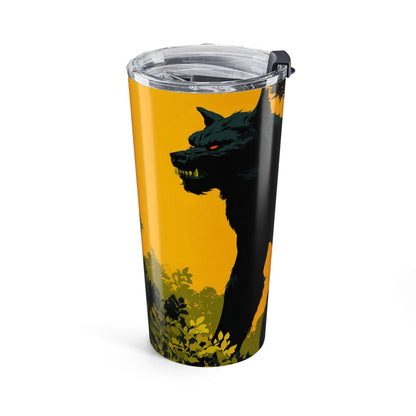 Bad Wolf 20oz Tumbler - Afrocentric Art by The Trini Gee