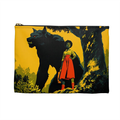 Bad Wolf Pouch - Afrocentric Art by The Trini Gee