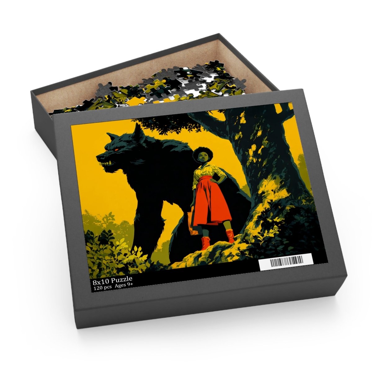 Bad Wolf Puzzle - Afrocentric Art by The Trini Gee